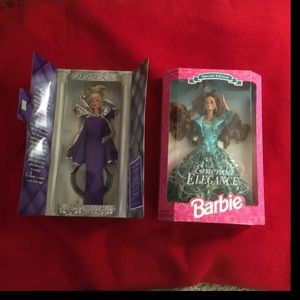 2 Vintage Barbie Dolls NIB NRFB 
Emerald Elegance
And
Premier Night